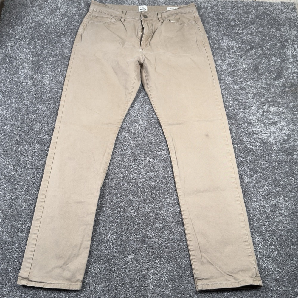 Flint and Tinder Pants Mens 34x33 Tan Tapered Fit Stretch Casual Outdoor *READ* - Picture 2 of 13